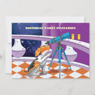 Hundefernrohr Einladung