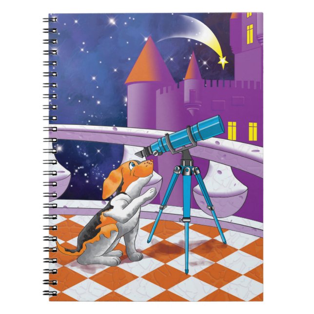 Hundefernrohr Notizblock (Vorderseite)