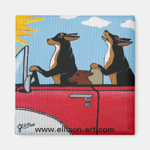 Hundefreude-Fahrmagnet Magnet