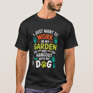 Hundefreund Botanik Fan-Ausrüstung für Pflanzenlie T-Shirt