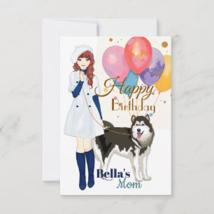 Hundefreund Geburtstag Karte