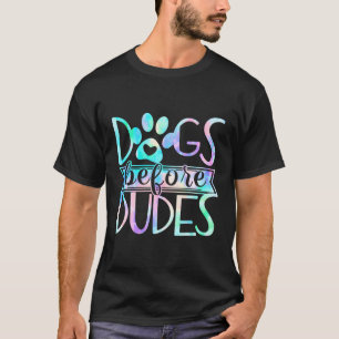 Hundefreund Hunde Vor Typen Hunde-Fußabdruck Herz T-Shirt