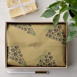 Hundefreund Pfotenabdruck Weihnachtsbaum 6 Seidenpapier