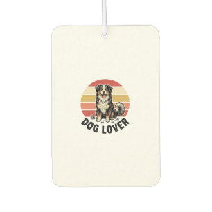Hundefreund Vintage-Stich Cuter Hund Sonnenunterga Autolufterfrischer