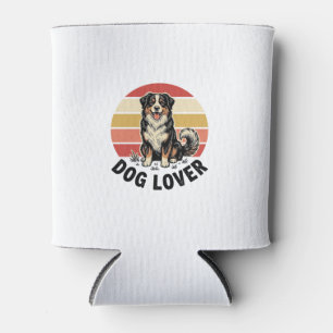 Hundefreund Vintage-Stich Cuter Hund Sonnenunterga Dosenkühler