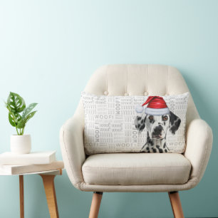Hundefreund Weihnachten Süßer Dalmatiner Feiertag Lendenkissen