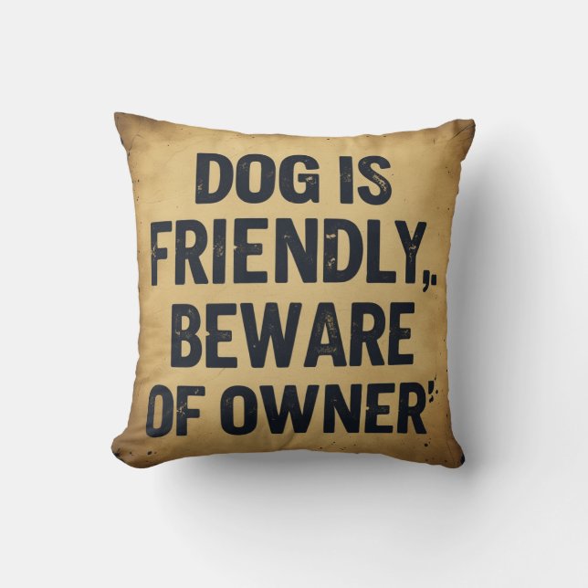 Hundefreunde  kissen (Vorderseite)