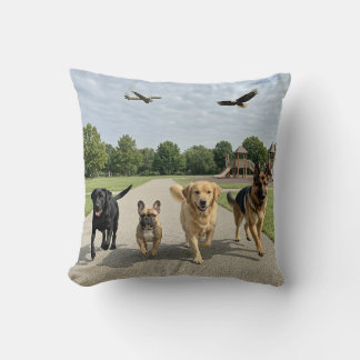 Hundefreunde Kissen