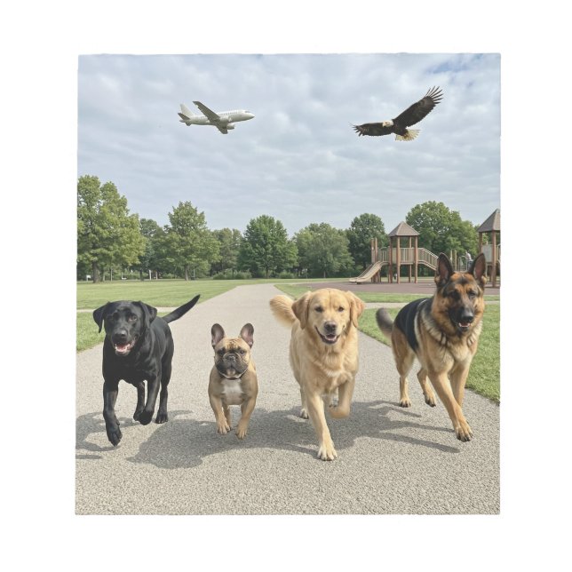 Hundefreunde Notizblock (Vorderseite)