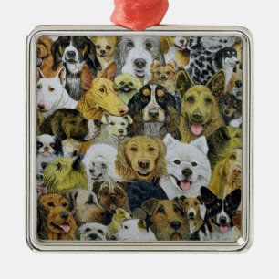 Hundefreunde Ornament Aus Metall