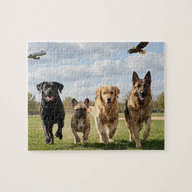 Hundefreunde Puzzle (Horizontal)