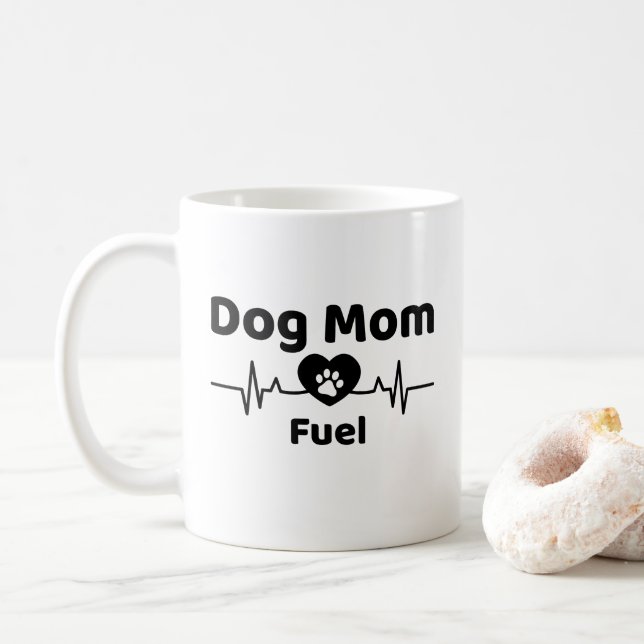 Hundefreundin-Mama-Tasse Kaffeetasse (Mit Donut)