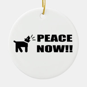 Hundefrieden Keramik Ornament