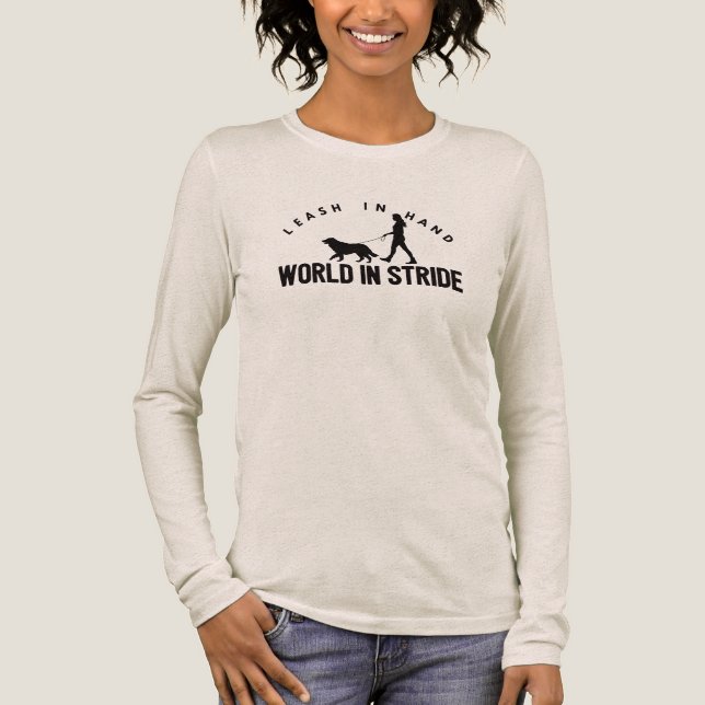 Hundeführerin  Tri-Blend shirt (Vorderseite)