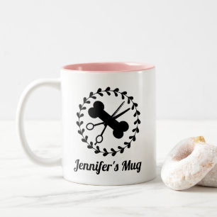 Hundefutter Zweifarbige Tasse