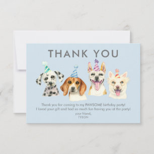 Hundegeburtstagsfeier Danke