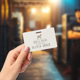 Hundegeschäft Namensschild Personalisiert Ausweis