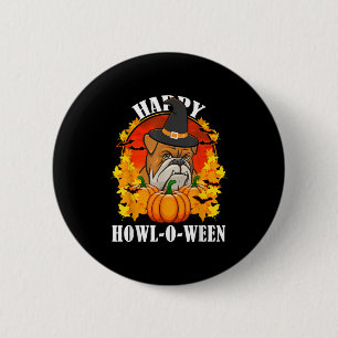 Hundegeschenk   Bulldog Halloween-Geschenk für Hun Button