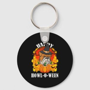 Hundegeschenk Bulldog Halloween-Geschenk für Hun Schlüsselanhänger