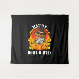 Hundegeschenk Bulldog Halloween-Geschenk für Hun Wandteppich
