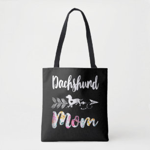 Hundegeschenk Dackel Mama Dackel Blumen