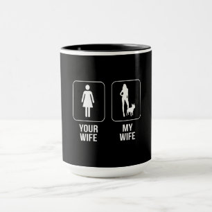 Hundegeschenk Deine Ehefrau - Meine Ehefrau Fran Tasse