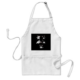Hundegeschenk French Bulldog Black and White Lov Schürze
