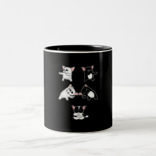 Hundegeschenk   French Bulldog Black and White Lov Zweifarbige Tasse