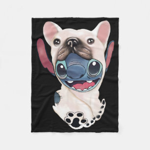 Hundegeschenk   French Bulldog Funny Fleecedecke