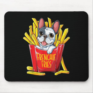 Hundegeschenk Frenchie Fries Mousepad