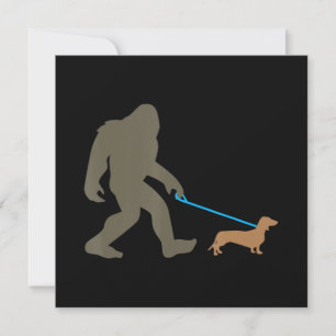 Hundegeschenk Fußgängerwanderung Dackel Einladung