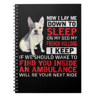Hundegeschenk | Ich schlafe in meinem Bett, mein f Notizblock
