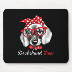 Hundegeschenk  Mama der Dackel Mousepad