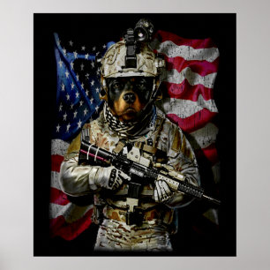 Hundegeschenk   Rottweiler-Baby Poster