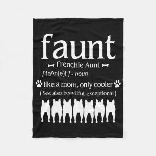 Hundegeschenk   Tante Franchie - Wie Mama nur Cool Fleecedecke