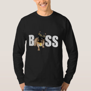 Hundegeschenk Thug Life French Bulldog T-Shirt