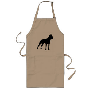 Hundegeschenke Bostons Terrier (Schwarzes) Lange Schürze