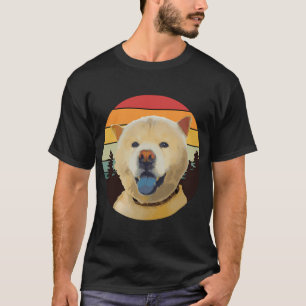 HUNDEGESICHT chow chow HUND WALD RETRO KIEFERN SON T-Shirt