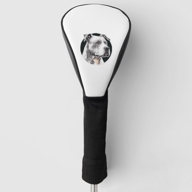 Hundegesicht Golf Headcover (Vorderseite)