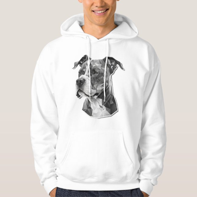 Hundegesicht Hoodie (Vorderseite)