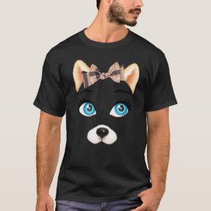 Hundegesicht Kinder Karierte Wildschweine Ostern G T-Shirt