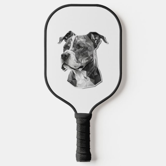 Hundegesicht Pickleball Schläger (Vorderseite)