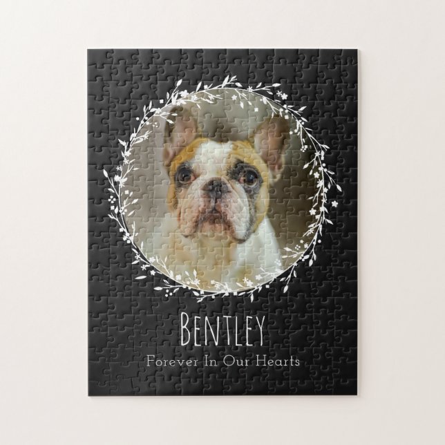 Hundegeweih-Verlust - Zwei-Foto-Kranz Puzzle (Vertikal)