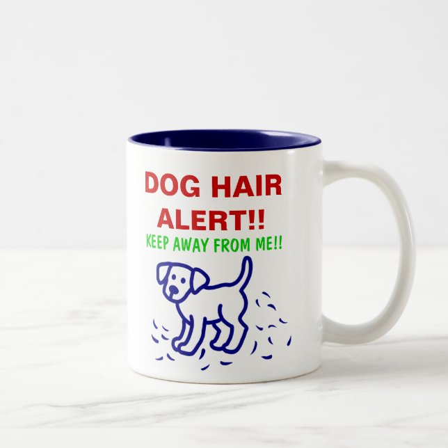 HUNDEhaar-ALARM -- Labrador Zweifarbige Tasse (Rechts)