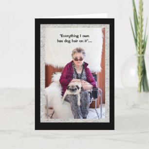 Hundehaar und alle... Liebe mich, Liebe meine Hund Karte