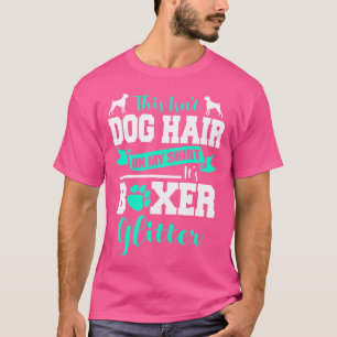 Hundehaare auf meinem Shirt Es ist eine Boxer-Funn