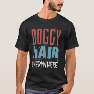Hundehaare überall Lustiger Sibirischer Husky und  T-Shirt