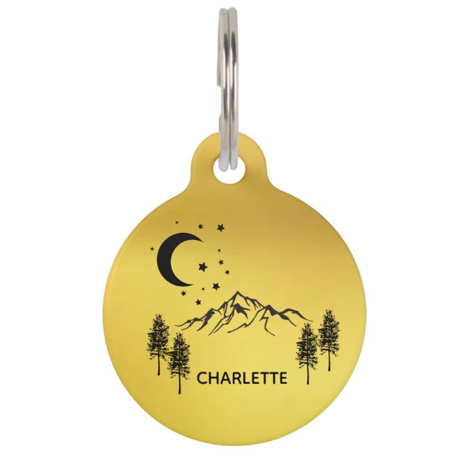 Hundehalsband-Tag Personalisiert Cat Tag Haustiermarke (Vorderseite)