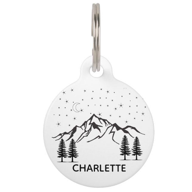 Hundehalsband-Tag Personalisiert Cat Tag Haustiermarke (Vorderseite)