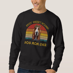 Hundehalter Beste Hündin Mama Basset Hound Sweatshirt